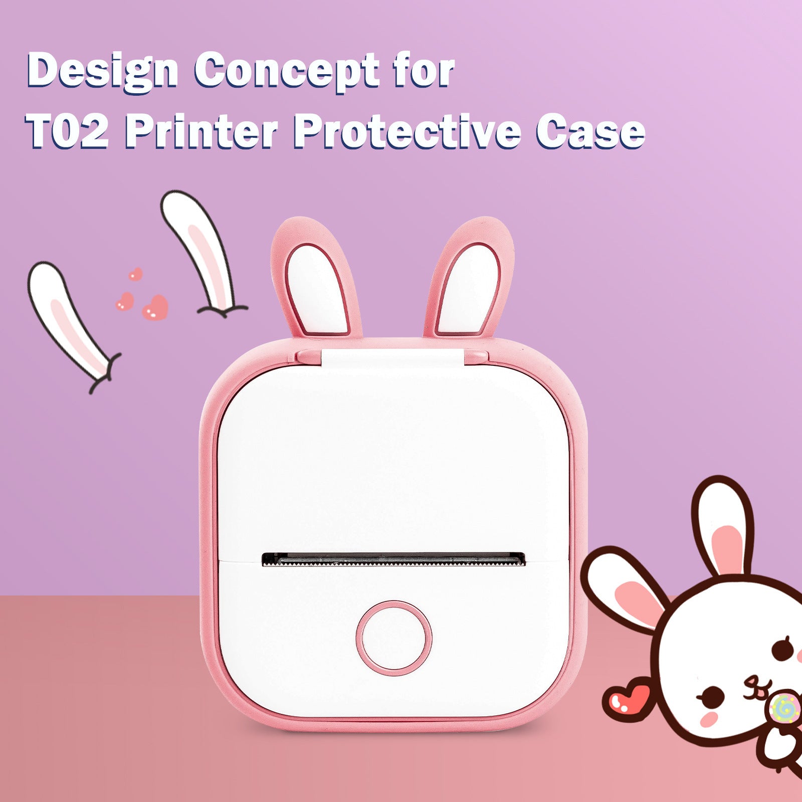 Durable silicone printer cover case